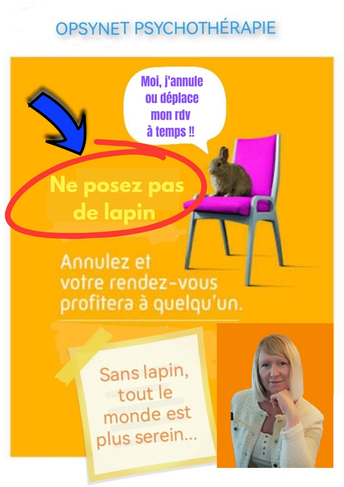 Illustration du cadre thérapeutique