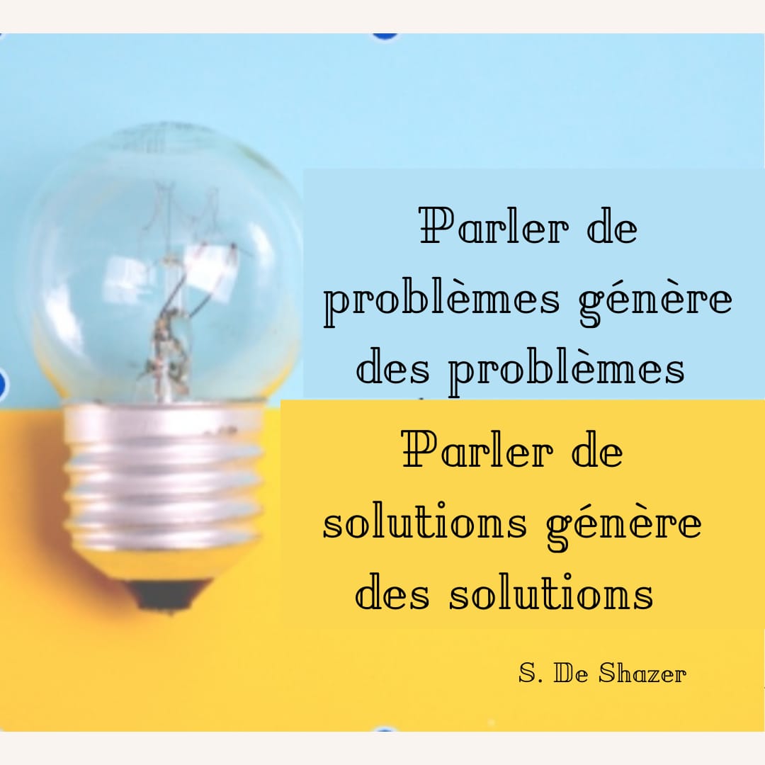 La Thérapie brève orientée solutions